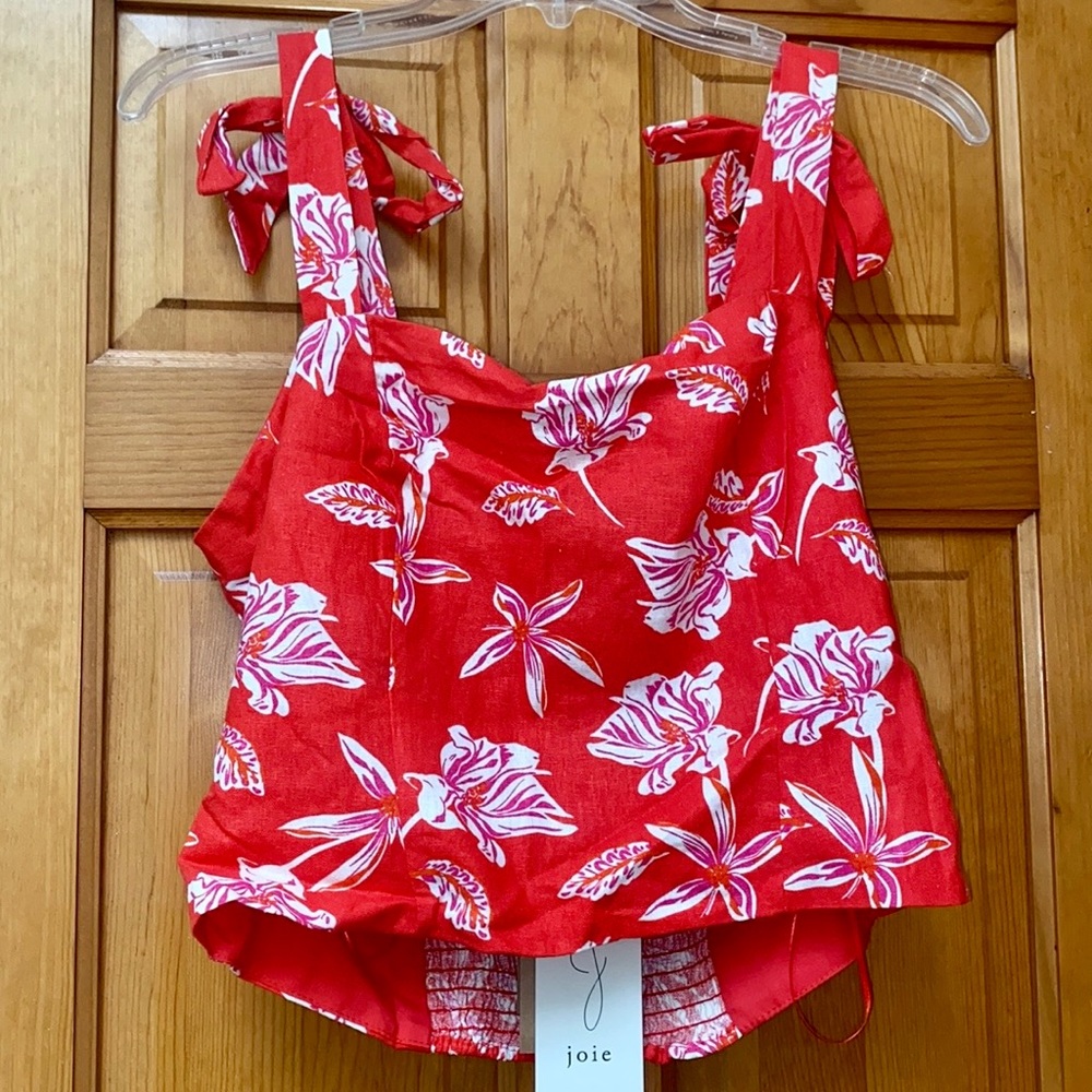 NWT Floral Linen Joie Set